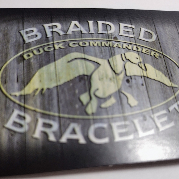 Duck Commander: Braided Bracelet Pink/Black/Brown Camo Adjustable Sliding Knots - Picture 7 of 11